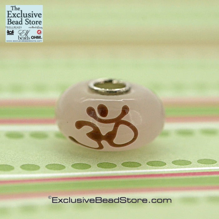 Exclusive bead Pastel Pink 'OM' Retired