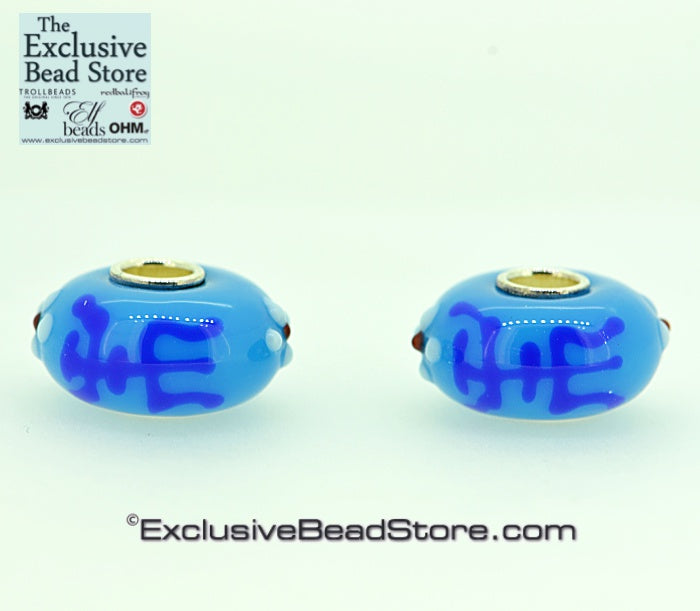 Exclusive bead Cyan Blue Retired