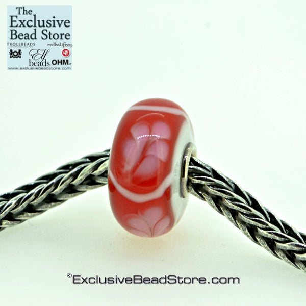 Exclusive Bead Red and Pink Fern Retired