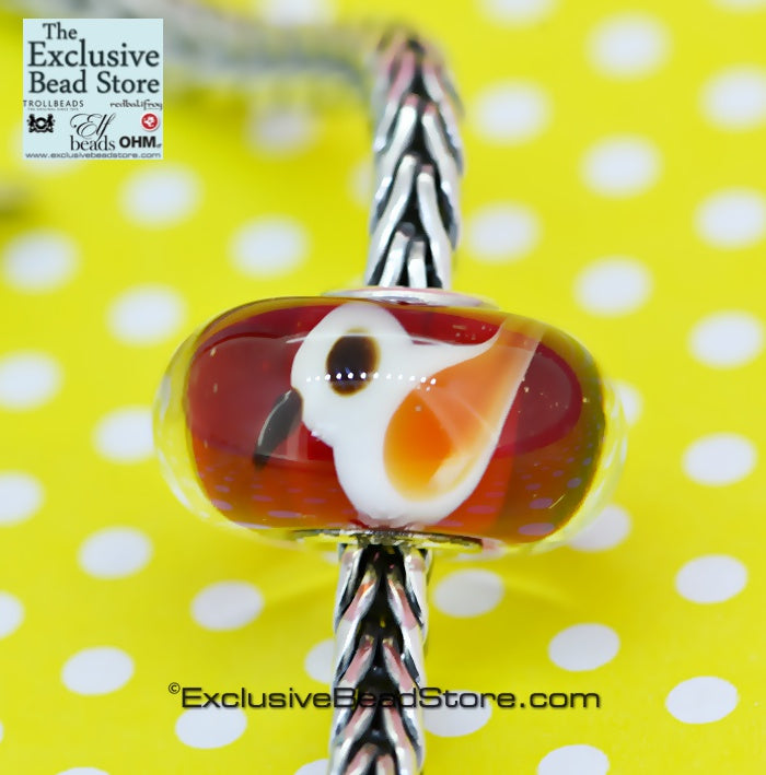 Exclusive Bead 'Red bird' Retired