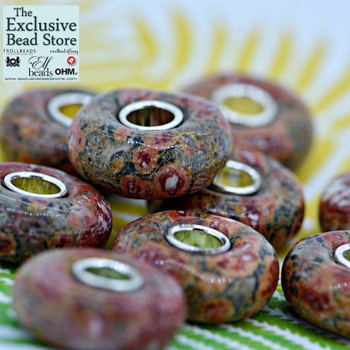 Exclusive Bead Rainforest Jasper Stone Retired