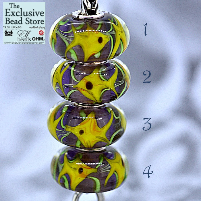 Exclusive Bead 'Yellow Tang Fish' Retired Blue