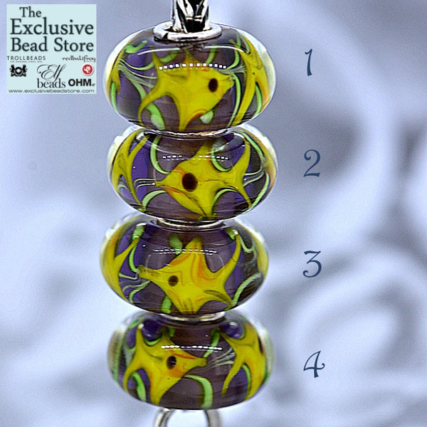 Exclusive Bead 'Yellow Tang Fish' Retired Blue