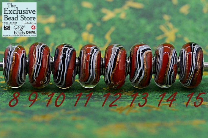 Exclusive Bead 'Rich Red Swirl' Retired