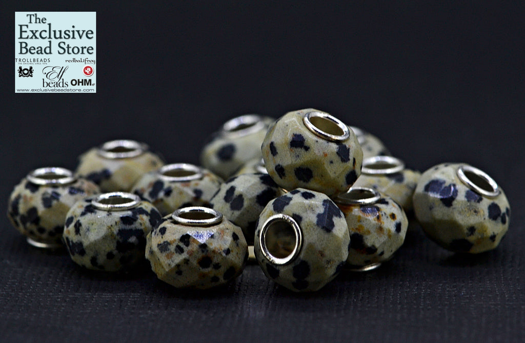 Exclusive Faceted Dalmation Jasper Retired