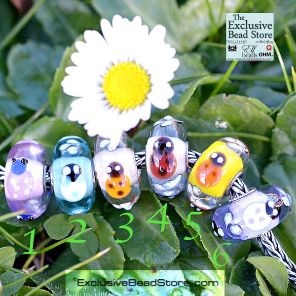 Exclusive bead Retired Ladybugs / Ladybirds