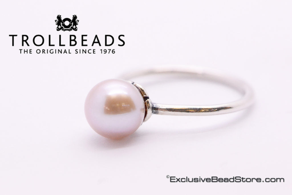 Trollbeads Rosa Pearl Ring