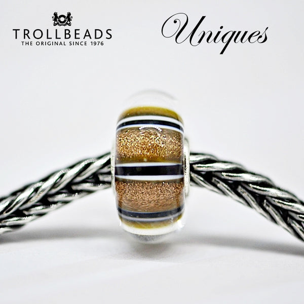 Trollbeads Small & Beautiful Uniques Gold Shimmer
