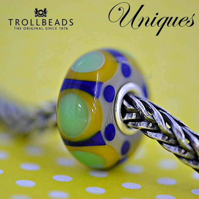 Trollbeads Small & Beautiful Uniques Green dot