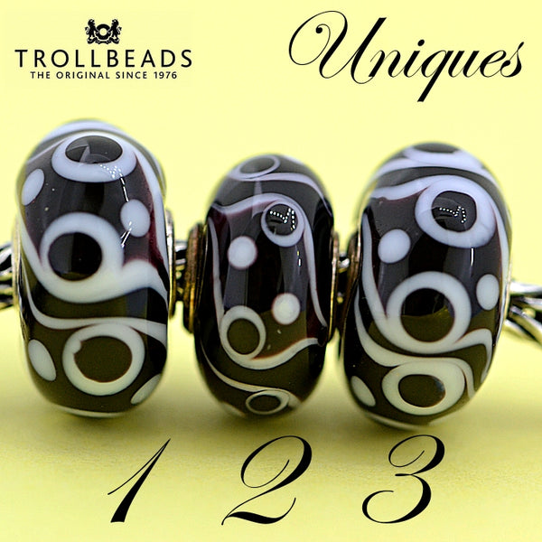 Trollbeads Small and Beautiful Uniques Mono Abstract